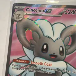 Pokemon TCG Cinccino Full Art 105/086 Chaos Rising Ultra Rare Near Mint NM - Image 2