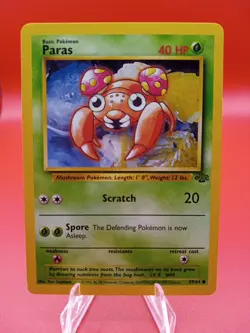 1999 Pokemon Jungle Paras #59 Extremely LP - Image 1