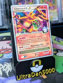 Charizard G LVL x DP45 Diamond and Pearl Promo Card Pokemon TCG Rare Holo - Image 3
