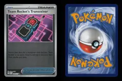 REVERSE HOLO TEAM ROCKET'S TRANSCEIVER UNCOMMON 209/217 NM POKEMON - Image 3