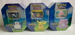 Pokemon Go Pikachu Heitera Relaxo + Pikachu SWSH234 + Tin Box Deutsch NEU OVP - Image 2