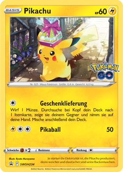 Pokemon Go Pikachu Heitera Relaxo + Pikachu SWSH234 + Tin Box Deutsch NEU OVP - Image 3