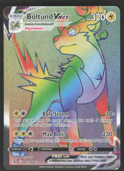 Boltund VMAX 267/264 Secret Rare Pokemon TCG Fusion Strike NM - Image 1