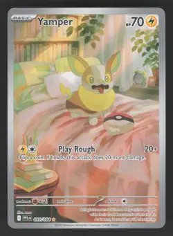 Yamper 099/094 Pokemon TCG ME02: Phantasmal Flames NM - Image 1