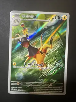 Heliolisk 177/167 NM -Illustration Rare Pokemon Card- Twilight Masquerade (3q) - Image 1