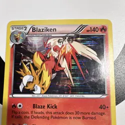 The Pokemon Company Blaziken 140 HP 17/108 Dark Explorers Holo Rare English - Image 2