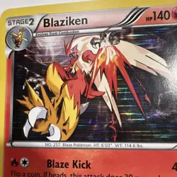 The Pokemon Company Blaziken 140 HP 17/108 Dark Explorers Holo Rare English - Image 4