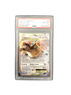 Pidgeot EX Holo Foil 64/108 XY Evolutions Gem Mint PSA 10 2016 Pokemon Card - Image 1