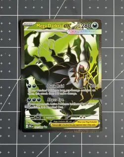Mega Darkrai ex Ultra Rare 101/084 Pitch Black Pokemon English NM - Image 1