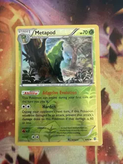 Pokemon Metapod Reverse Holo 4/83 GEN Generations LP - Image 1