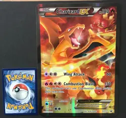 Charizard EX XY121 XY JUMBO Pokemon Card Oversized Generations PROMO Exc - Image 1