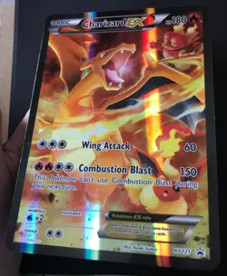Charizard EX XY121 XY JUMBO Pokemon Card Oversized Generations PROMO Exc - Image 3