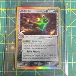 Pokemon TCG Umbreon Delta Species Holo Rare 17/113 2005 English 70 HP - Image 1
