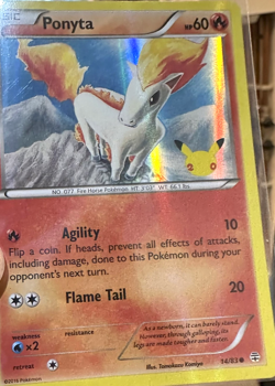 Ponyta 14/83 - Pokemon TCG: Generations (20th Anniversary) - Holo Bleed NM! - Image 2
