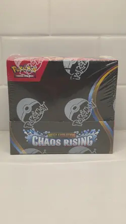 Pokemon Center Mega Evolution Chaos Rising Booster Box ** Sealed** - Image 1