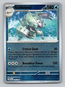 Golisopod 026/086 Uncommon Chaos Rising Pokemon Reverse Holo Near Mint - Image 1