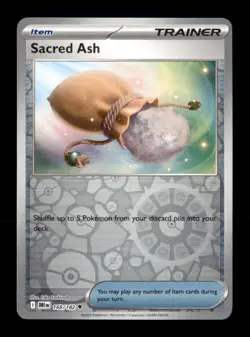 Sacred Ash 168/182 Uncommon Destined Rivals Pokemon Reverse Holo Near Mint - Image 1