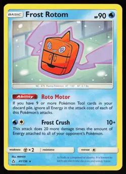 Frost Rotom 41 156 R Ultra Prism Pokemon Lightly Played - Image 1