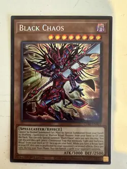 Yu-Gi-Oh Black Chaos CORI-EN001 Secret Rare 1st Edition NM - Image 1