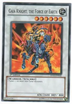 Yugioh! HP Gaia Knight, the Force of the Earth - 5DS3-EN041 - Common - 1st Editi - Image 1