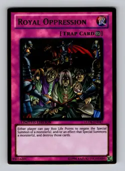 Royal Oppression GLD4-EN047 Gold Series 4: Pyramids Edition Yu-Gi-Oh Limited NM - Image 1