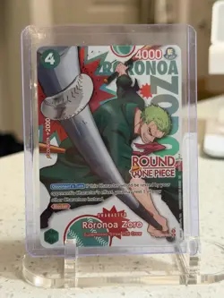 Round 1 Zoro English One Piece Promo PRB02-006 - Image 1