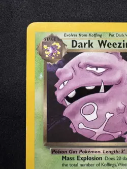 Pokemon TCG Dark Weezing 31/82 Team Rocket Non Holo Rare Vintage WOTC LP- - Image 2