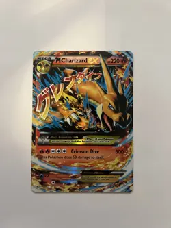 Pokemon Mega Charizard EX 13/106 Holo Ultra Rare 2014 XY Flashfire Card - Image 1
