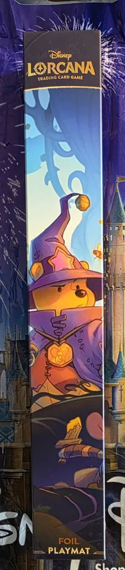 Disney Lorcana Attack Of The Vine Foil Playmat Pooh Honey Wizard In Hand - Image 1