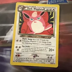 Pokemon TCG Dark Wigglytuff 40/105 Neo Destiny Regular Uncommon WOTC Vintage - Image 1