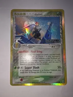 Beedrill 1/113 Pokemon Ex Delta Species Stamped Reverse Holo Rare 2005 - Image 1