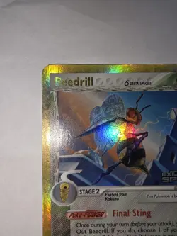 Beedrill 1/113 Pokemon Ex Delta Species Stamped Reverse Holo Rare 2005 - Image 2