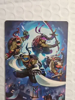 MTG Heroes in a Half Shell Art Card:TMNT **GOLD STAMPED**, New Pulled From Pack - Image 5