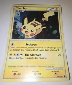 Pokemon TCG Black Star Promo Pikachu Holo Card HGS503 - Image 1