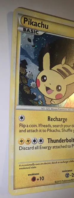 Pokemon TCG Black Star Promo Pikachu Holo Card HGS503 - Image 3