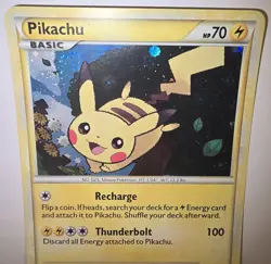 Pokemon TCG Black Star Promo Pikachu Holo Card HGS503 - Image 4