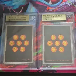 Bandai Dragon Ball Super BGS Graded Foil 2-Card Lot: Goku & Son Gohan BT17 - Image 2