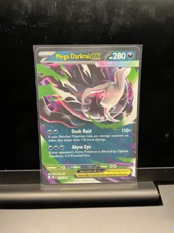 Mega Darkrai Ex 48/84 Double Rare Card - Pokemon Pitch Black Near Mint - Image 3