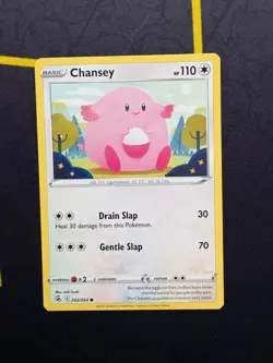 Chansey 202/264 Common Sword & Shield Fusion Strike Pokemon Card Near Mint/Mint - Image 1