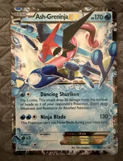 Pokemon TCG Ash-Greninja EX XY133 Holo Promo Jumbo Oversized Card (JUMBO) - Image 1