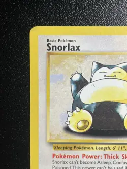 Snorlax 27/64 Jungle Pokemon Card MP+ - Image 3