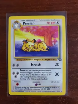 Persian # 42/64 Jungle Pokemon Card - Image 1