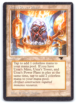 Urza's Power Plant (Rock in Pot) MP - Antiquities (ATQ) - MTG - Image 1
