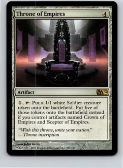 Magic the Gathering Throne of Empires Magic 2012 (M12) MTG Free Shipping! - Image 1