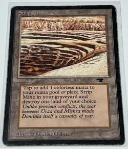 MTG Strip Mine No Horizon MP Antiquities Magic the Gathering - Image 3