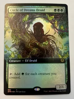 (1x) Circle of Dreams Druid - Foil Extended - AFR - MTG - NM - Image 1