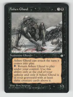 Ashen Ghoul Uncommon Ice Age Magic: The Gathering Near Mint - Image 1
