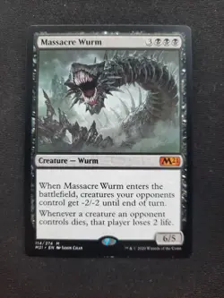 Massacre Wurm - Foil - Core Set 2021 *NM* Near Mint MTG - Image 1