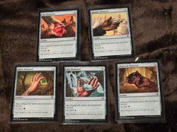 MTG Artifact x5 Fire Diamond/Moss Diamond/Sky Diamond/Marble Diamond/Charcoal Di - Image 1