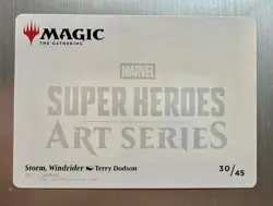 Storm, Windrider - MTG: Marvel Super Heroes - Art Series - Terry Dodson - 30/45 - Image 2